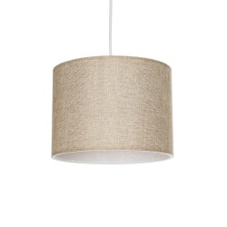 BLAZE 203-0107 Μοντέρνο Κρεμαστό Φωτιστικό Οροφής με Ντουί 1 x E27 AC 220-240V IP20 - Μπεζ - Μ22 x Π22 x Υ20cm