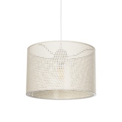 CLAIRIE 203-0137 Μοντέρνο Κρεμαστό Φωτιστικό Οροφής με Ντουί 1 x E27 AC 220-240V IP20 - Μπεζ - Μ30 x Π30 x Υ22cm