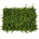 FERN 78402 Τεχνητό Πάνελ Φυλλωσιάς / Κάθετος Κήπος Νάνος Φτέρη, Νάνος Κισσός & Νάνος Δάφνη - Πράσινο - Μ60 x Π9 x Υ40cm