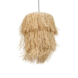 WEG 203-0036 Boho Κρεμαστό Φωτιστικό Οροφής με Ντουί 1 x E27 AC 220-240V IP20 - Μπεζ - M45 x Π45 x Υ53cm