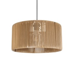 KYCLOS 203-0049 Boho Κρεμαστό Φωτιστικό Οροφής με Ντουί 1 x E27 AC 220-240V IP20 - Μπεζ - M40 x Π40 x Υ25.5cm