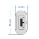 70480 DOUBLE-SIDED 120°+120° Degree Neon Flex Epistar LED SMD 2835 1m 12W/m 120LED/m 1320lm/m 120°+120° DC 24V Αδιάβροχη IP68 Ψυχρό Λευκό 6000K Dimmable