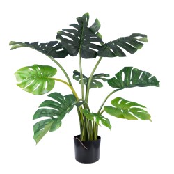 Artificial Garden MONSTERA PLANT 20001 - Τεχνητό Διακοσμητικό Φυτό Μονστέρα Υ85cm