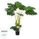 Artificial Garden MONSTERA PLANT 20004 - Τεχνητό Διακοσμητικό Φυτό Μονστέρα Υ140cm