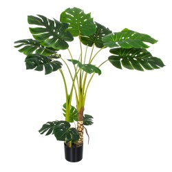 Artificial Garden MONSTERA PLANT 20004 - Τεχνητό Διακοσμητικό Φυτό Μονστέρα Υ140cm