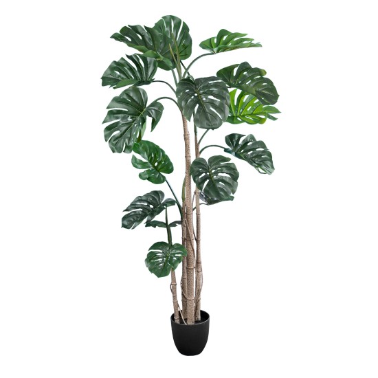 Artificial Garden MONSTERA PLANT 20006 - Τεχνητό Διακοσμητικό Φυτό Μονστέρα Υ150cm