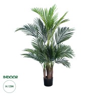 Artificial Garden ARECA PALM TREE 20010 - Τεχνητό Διακοσμητικό Φυτό Φοινικόδεντρο Αρέκα Υ120cm