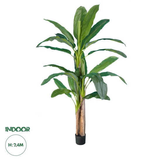 Artificial Garden BANANA TREE 20018 - Τεχνητό Διακοσμητικό Φυτό Μπανανιά - Μπανανόδεντρο Υ240cm