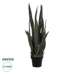 Artificial Garden DRACAENA TRIFASCIATA 20063 Τεχνητό Διακοσμητικό Φυτό Σανσεβιέρια Υ90cm