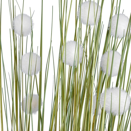 Artificial Garden ERIOPHORUM ANGUSTIFOLIUM COTTON GRASS 20073 Τεχνητό Διακοσμητικό Φυτό Γρασίδι του Βαμβακιού Υ150cm