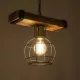STARLO 201-0004 Vintage Κρεμαστό Φωτιστικό Ράγα Μονόφωτο 1 x E27 IP20 Μπεζ Ξύλο με Μαύρο Μέταλλο - Μ30 x Π16 x Υ23cm STARLO 201-0004 Vintage Κρεμαστό Φωτιστικό Ράγα Μονόφωτο 1 x E27 IP20 Μπεζ Ξύλο με Μαύρο Μέταλλο - Μ30 x Π16 x Υ23cm