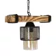 GLORA 201-0007 Vintage Κρεμαστό Φωτιστικό Ράγα Μονόφωτο 1 x E27 IP20 Μπεζ Ξύλο με Μαύρο Μέταλλο & Μελί Γυαλί - Μ29 x Π12 x Υ21cm GLORA 201-0007 Vintage Κρεμαστό Φωτιστικό Ράγα Μονόφωτο 1 x E27 IP20 Μπεζ Ξύλο με Μαύρο Μέταλλο & Μελί Γυαλί - Μ29 x Π12 x Υ21cm