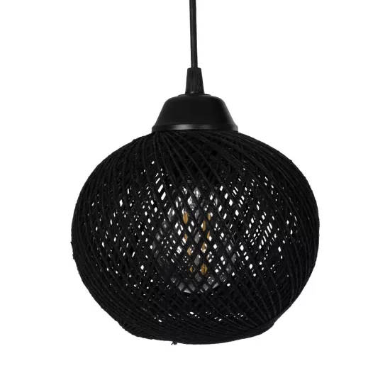 LUMA 201-0010 Vintage Κρεμαστό Φωτιστικό Ράγα Τρίφωτο 3 x E27 IP20 Μπεζ Ξύλο με Μαύρο Σχοινί - Μ55 x Π18 x Υ65cm LUMA 201-0010 Vintage Κρεμαστό Φωτιστικό Ράγα Τρίφωτο 3 x E27 IP20 Μπεζ Ξύλο με Μαύρο Σχοινί - Μ55 x Π18 x Υ65cm