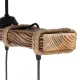 LUMA 201-0012 Vintage Κρεμαστό Φωτιστικό Ράγα Τρίφωτο 3 x E27 IP20 Μπεζ Ξύλο με Καφέ Σχοινί - Μ55 x Π18 x Υ65cm LUMA 201-0012 Vintage Κρεμαστό Φωτιστικό Ράγα Τρίφωτο 3 x E27 IP20 Μπεζ Ξύλο με Καφέ Σχοινί - Μ55 x Π18 x Υ65cm
