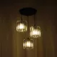 FLAREX 201-0084 Vintage Κρεμαστό Φωτιστικό Πλέγμα Τρίφωτο 3 x E27 IP20 Μαύρο Μέταλλο με Κρυστάλλους - Μ40 x Π40 x Υ50cm FLAREX 201-0084 Vintage Κρεμαστό Φωτιστικό Πλέγμα Τρίφωτο 3 x E27 IP20 Μαύρο Μέταλλο με Κρυστάλλους - Μ40 x Π40 x Υ50cm