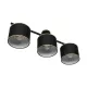 GLOWEN 201-0086 Vintage Φωτιστικό Οροφής Ράγα Τρίφωτο 3 x E27 IP20 Μαύρο Μέταλλο με Καφέ Υφάσμα - Μ80 x Π20 x Υ20cm GLOWEN 201-0086 Vintage Φωτιστικό Οροφής Ράγα Τρίφωτο 3 x E27 IP20 Μαύρο Μέταλλο με Καφέ Υφάσμα - Μ80 x Π20 x Υ20cm