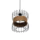 ORB 201-0096 Vintage Κρεμαστό Φωτιστικό Πλέγμα Μονόφωτο 1 x E27 IP20 Μαύρο Μέταλλο με Μπεζ Σχοινί - Μ27 x Π27 x Υ31cm ORB 201-0096 Vintage Κρεμαστό Φωτιστικό Πλέγμα Μονόφωτο 1 x E27 IP20 Μαύρο Μέταλλο με Μπεζ Σχοινί - Μ27 x Π27 x Υ31cm
