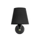 BLAKI 201-0115 Μοντέρνο Φωτιστικό Τοίχου - Απλίκα με Ντουί 1 x E27 AC 220-240V IP20 - Μαύρο - Μ40 x Π15 x Υ20cm