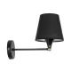BLAKI 201-0115 Μοντέρνο Φωτιστικό Τοίχου - Απλίκα με Ντουί 1 x E27 AC 220-240V IP20 - Μαύρο - Μ40 x Π15 x Υ20cm