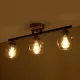 RADIUS 201-0122 Vintage Φωτιστικό Οροφής με Ντουί 3 x E27 AC 220-240V IP20 - Χρυσό, Μαύρο & Μελί- Μ60 x Π13 x Υ16cm RADIUS 201-0122 Vintage Φωτιστικό Οροφής με Ντουί 3 x E27 AC 220-240V IP20 - Χρυσό, Μαύρο & Μελί- Μ60 x Π13 x Υ16cm
