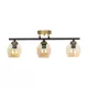 RADIUS 201-0122 Vintage Φωτιστικό Οροφής με Ντουί 3 x E27 AC 220-240V IP20 - Χρυσό, Μαύρο & Μελί- Μ60 x Π13 x Υ16cm RADIUS 201-0122 Vintage Φωτιστικό Οροφής με Ντουί 3 x E27 AC 220-240V IP20 - Χρυσό, Μαύρο & Μελί- Μ60 x Π13 x Υ16cm
