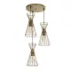 FLIXIO 201-0126 Vintage Κρεμαστό Φωτιστικό Οροφής με Ντουί 3 x E27 AC 220-240V IP20 - Χρυσό - Μ40 x Π40 x Υ70cm FLIXIO 201-0126 Vintage Κρεμαστό Φωτιστικό Οροφής με Ντουί 3 x E27 AC 220-240V IP20 - Χρυσό - Μ40 x Π40 x Υ70cm