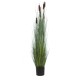 Artificial Garden TYPHA ANGUSTIFOLIA GRASS 20113 Τεχνητό Διακοσμητικό Φυτό Γρασίδι της Τύφας Υ150cm