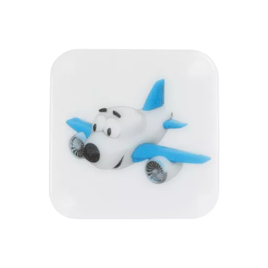 KIDDO 202-0003 Παιδικό Φωτιστικό Νυκτός LED 1W 95lm 120° AC220-240V IP20 Ψυχρό Λευκό 6000K - Μ5.5 x Π5.5 x Υ8cm - 2 Χρόνια Εγγύηση