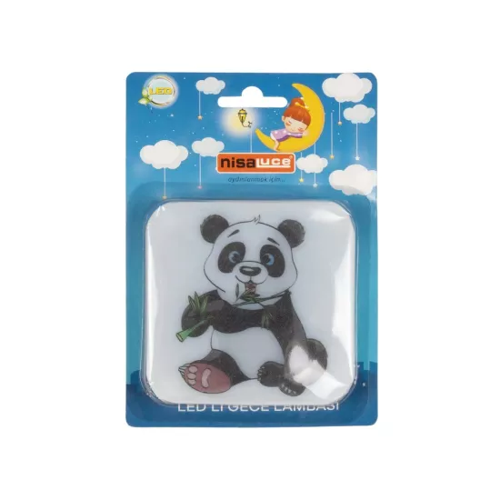 KIDDO 202-0007 Παιδικό Φωτιστικό Νυκτός LED 1W 95lm 120° AC220-240V IP20 Ψυχρό Λευκό 6000K - Μ5.5 x Π5.5 x Υ8cm - 2 Χρόνια Εγγύηση