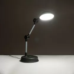 MICHEL 202-0061 Επιτραπέζιο Φωτιστικό Πορτατίφ LED 6W 540lm 120° AC220-240V IP20 Ψυχρό Λευκό 6000K Μαύρο Πλαστικό - Μ20 x Π14.5 x Υ33cm - 2 Χρόνια Εγγύηση