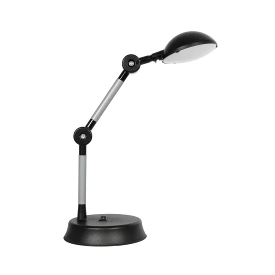 MICHEL 202-0061 Επιτραπέζιο Φωτιστικό Πορτατίφ LED 6W 540lm 120° AC220-240V IP20 Ψυχρό Λευκό 6000K Μαύρο Πλαστικό - Μ20 x Π14.5 x Υ33cm - 2 Χρόνια Εγγύηση