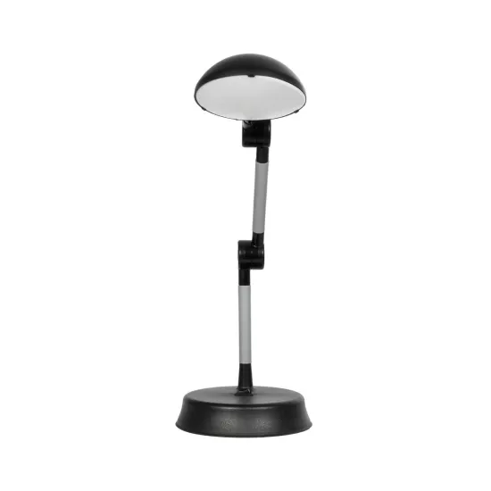 MICHEL 202-0061 Επιτραπέζιο Φωτιστικό Πορτατίφ LED 6W 540lm 120° AC220-240V IP20 Ψυχρό Λευκό 6000K Μαύρο Πλαστικό - Μ20 x Π14.5 x Υ33cm - 2 Χρόνια Εγγύηση