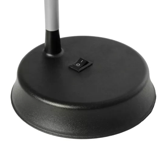 MICHEL 202-0061 Επιτραπέζιο Φωτιστικό Πορτατίφ LED 6W 540lm 120° AC220-240V IP20 Ψυχρό Λευκό 6000K Μαύρο Πλαστικό - Μ20 x Π14.5 x Υ33cm - 2 Χρόνια Εγγύηση