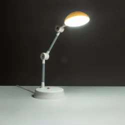 MICHEL 202-0062 Επιτραπέζιο Φωτιστικό Πορτατίφ LED 6W 540lm 120° AC220-240V IP20 Ψυχρό Λευκό 6000K Λευκό Πλαστικό - Μ20 x Π14.5 x Υ33cm - 2 Χρόνια Εγγύηση