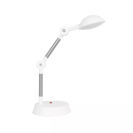 MICHEL 202-0062 Επιτραπέζιο Φωτιστικό Πορτατίφ LED 6W 540lm 120° AC220-240V IP20 Ψυχρό Λευκό 6000K Λευκό Πλαστικό - Μ20 x Π14.5 x Υ33cm - 2 Χρόνια Εγγύηση