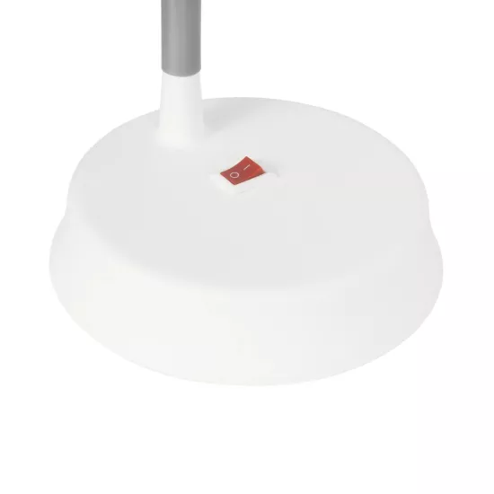 MICHEL 202-0062 Επιτραπέζιο Φωτιστικό Πορτατίφ LED 6W 540lm 120° AC220-240V IP20 Ψυχρό Λευκό 6000K Λευκό Πλαστικό - Μ20 x Π14.5 x Υ33cm - 2 Χρόνια Εγγύηση