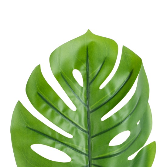 Artificial Garden MONSTERA LEAF 20223 - Τεχνητό Διακοσμητικό Φύλο Μονστέρας Π16 x Υ76cm