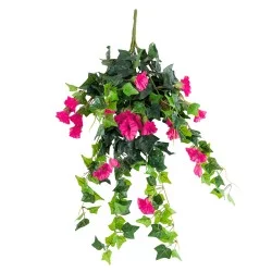 Artificial Garden BOUGAINVILLEA HANGING BRANCH 20240 Τεχνητό Διακοσμητικό Κρεμαστό Φυτό Μπουκαμβίλια Υ60cm
