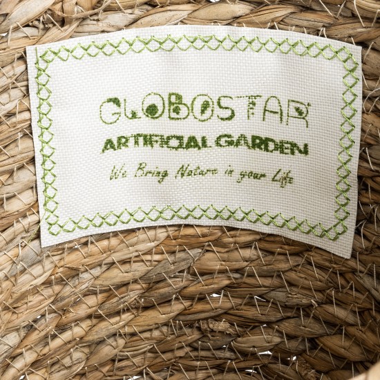 Artificial Garden PATMOS 20270 Διακοσμητικό Πλεκτό Καλάθι - Κασπώ Γλάστρα - Flower Pot Καφέ Φ22 x Υ17cm Artificial Garden PATMOS 20270 Διακοσμητικό Πλεκτό Καλάθι - Κασπώ Γλάστρα - Flower Pot Καφέ Φ22 x Υ17cm