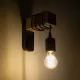 XYLO 203-0014 Μοντέρνο Επιτοίχιο Φωτιστικό Απλίκα Μονόφωτο 1 x E27 IP20 Μαύρο Μέταλλο με Μπεζ Ξύλο - Μ18 x Π18 x Υ19cm XYLO 203-0014 Μοντέρνο Επιτοίχιο Φωτιστικό Απλίκα Μονόφωτο 1 x E27 IP20 Μαύρο Μέταλλο με Μπεζ Ξύλο - Μ18 x Π18 x Υ19cm