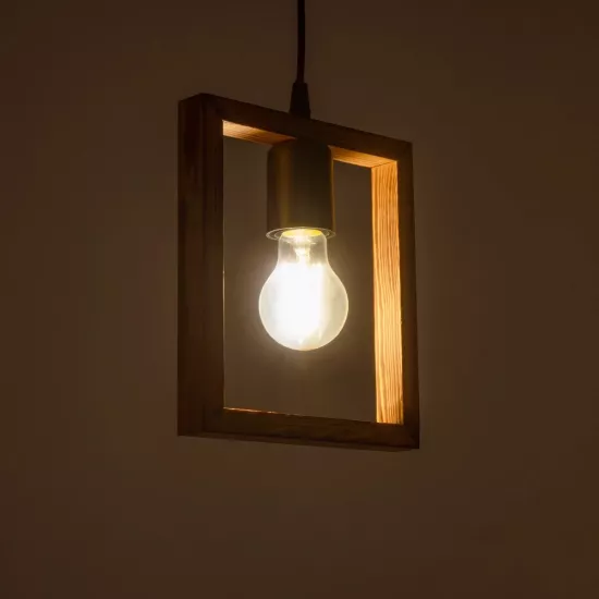 EDISON 203-0020 Vintage Κρεμαστό Φωτιστικό Ανάρτηση Μονόφωτο 1 x E27 IP20 Μπεζ Ξύλο - Μ19 x Π5 x Υ22cm EDISON 203-0020 Vintage Κρεμαστό Φωτιστικό Ανάρτηση Μονόφωτο 1 x E27 IP20 Μπεζ Ξύλο - Μ19 x Π5 x Υ22cm