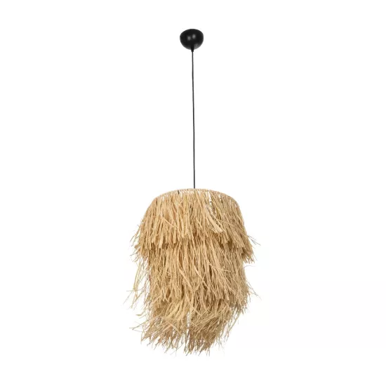 WEG 203-0036 Boho Κρεμαστό Φωτιστικό Καπέλο Μονόφωτο 1 x E27 IP20 Μπέζ Raffia - M45 x Π45 x Υ53cm WEG 203-0036 Boho Κρεμαστό Φωτιστικό Καπέλο Μονόφωτο 1 x E27 IP20 Μπέζ Raffia - M45 x Π45 x Υ53cm