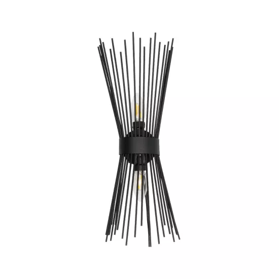 HORN 203-0043 Vintage Επιτοίχιο Φωτιστικό Απλίκα Δίφωτο 2 x E14 IP20 Μαύρο Μέταλλο - Μ14 x Π17 x Υ44.5cm HORN 203-0043 Vintage Επιτοίχιο Φωτιστικό Απλίκα Δίφωτο 2 x E14 IP20 Μαύρο Μέταλλο - Μ14 x Π17 x Υ44.5cm