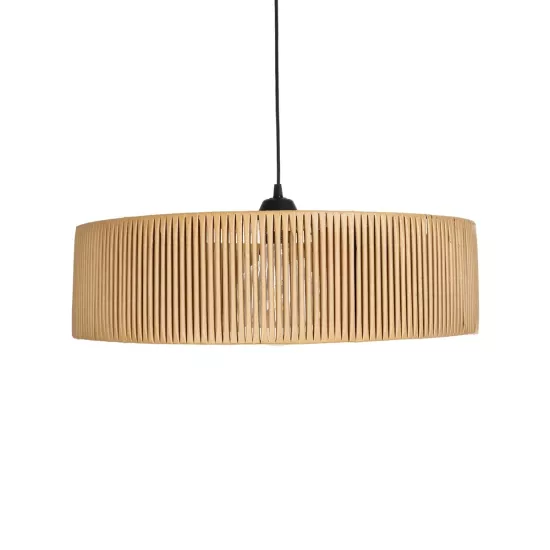 KYCLOS 203-0044 Boho Κρεμαστό Φωτιστικό Καπέλο Μονόφωτο 1 x E27 IP20 Μπέζ Rattan - M55 x Π55 x Υ20cm KYCLOS 203-0044 Boho Κρεμαστό Φωτιστικό Καπέλο Μονόφωτο 1 x E27 IP20 Μπέζ Rattan - M55 x Π55 x Υ20cm
