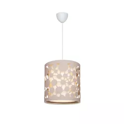 PETAL 203-0066 Μοντέρνο Κρεμαστό Φωτιστικό Οροφής με Ντουί 1 x E27 AC 220-240V IP20 - Ροζ - Μ23 x Π23 x Υ30cm