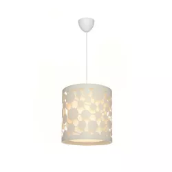 PETAL 203-0067 Μοντέρνο Κρεμαστό Φωτιστικό Οροφής με Ντουί 1 x E27 AC 220-240V IP20 - Μπεζ - Μ23 x Π23 x Υ30cm