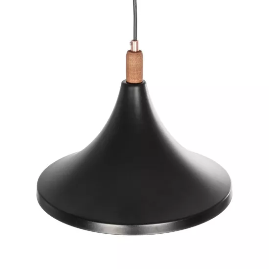 BELFRY 203-0077 Μοντέρνο Κρεμαστό Φωτιστικό Καμπάνα Μονόφωτο 1 x E27 IP20 Μαύρο & Χρυσό Πλαστικό - Μ29.5 x Π29.5 x Υ22cm BELFRY 203-0077 Μοντέρνο Κρεμαστό Φωτιστικό Καμπάνα Μονόφωτο 1 x E27 IP20 Μαύρο & Χρυσό Πλαστικό - Μ29.5 x Π29.5 x Υ22cm