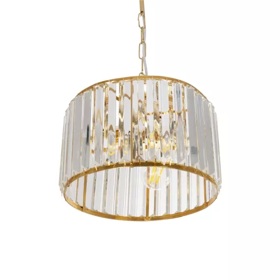 GLAMOROUS 203-0094 Κλασικό Κρεμαστό Φωτιστικό Κρύσταλλα Τρίφωτο 3 x E27 IP20 Χρυσό Μεταλλό με Διάφανο Κρύσταλλο - Μ28 x Π28 x Υ21.5cm GLAMOROUS 203-0094 Κλασικό Κρεμαστό Φωτιστικό Κρύσταλλα Τρίφωτο 3 x E27 IP20 Χρυσό Μεταλλό με Διάφανο Κρύσταλλο - Μ28 x Π28 x Υ21.5cm