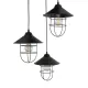 CAGE 203-0097 Vintage Κρεμαστό Φωτιστικό Καμπάνα Τρίφωτο 3 x E27 IP20 Μαύρο Μέταλλο - Μ30 x Π30 x Υ80cm CAGE 203-0097 Vintage Κρεμαστό Φωτιστικό Καμπάνα Τρίφωτο 3 x E27 IP20 Μαύρο Μέταλλο - Μ30 x Π30 x Υ80cm