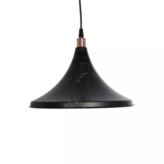 MARBLE 203-0099 Μοντέρνο Κρεμαστό Φωτιστικό Καμπάνα Μονόφωτο 1 x E27 IP20 Μαύρο & Χρυσό Πλαστικό - Μ30 x Π30 x Υ20cm MARBLE 203-0099 Μοντέρνο Κρεμαστό Φωτιστικό Καμπάνα Μονόφωτο 1 x E27 IP20 Μαύρο & Χρυσό Πλαστικό - Μ30 x Π30 x Υ20cm